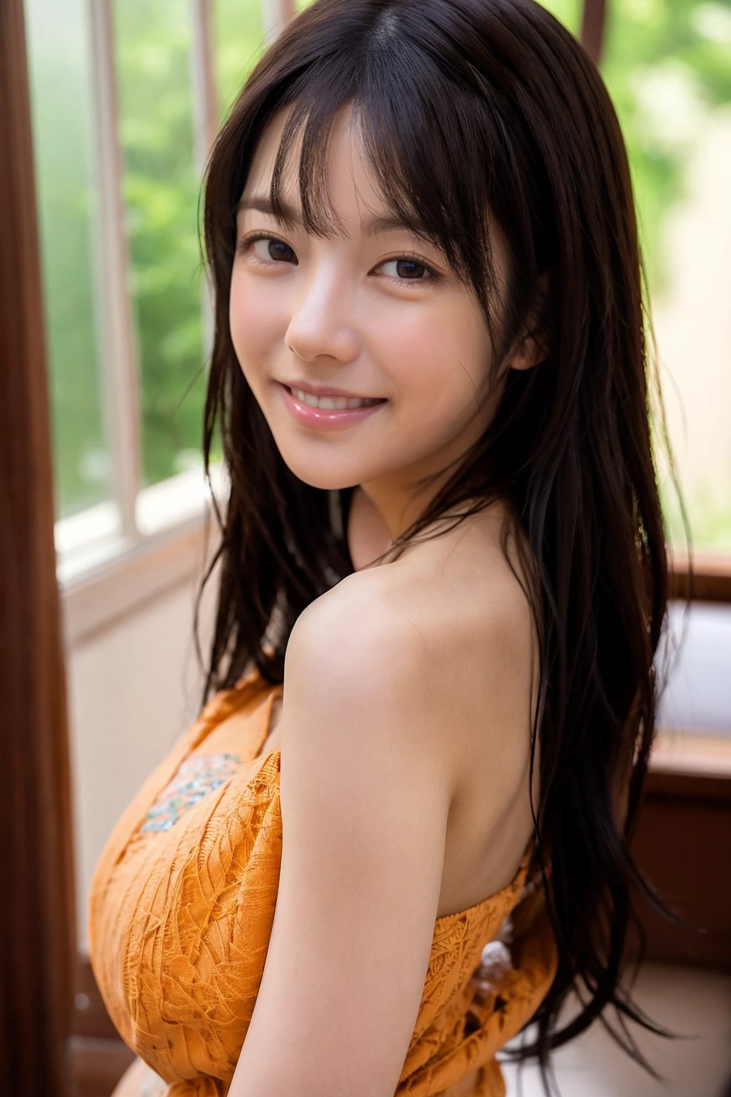 <lora:Karen_Kaede_kk-000009:0.9>,1girl,solo,light smile,realistic,photorealistic,ultra detailed,looking to the viewer,upper body,
karen kaede,