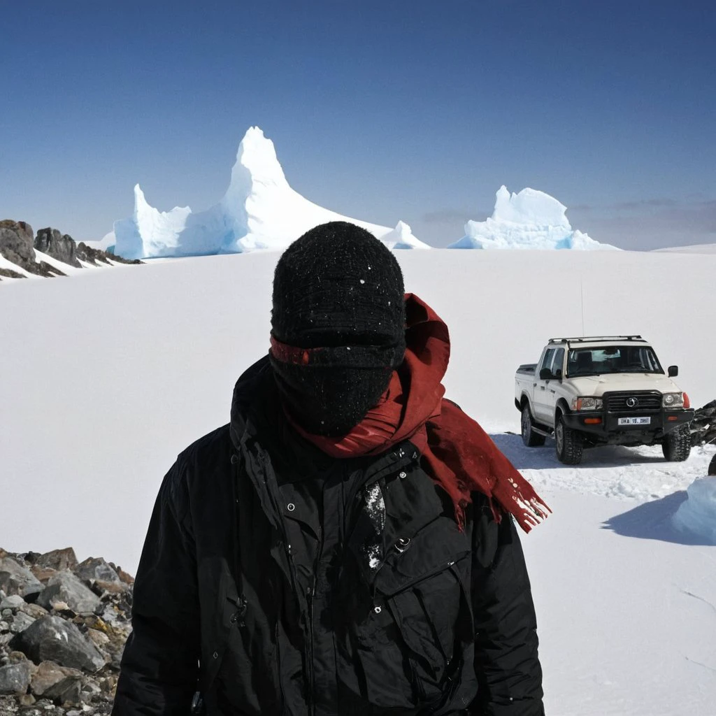 man,archive,high fashion,pale skin,torn clothes,scuffs clothes, abrasions clothes ,rubs clothes,dark,90x,bad quality,no face,bandage,scarf hide his face,melted clothes,flowing clothes,blood stains on clothes,abstract forms,ice melted,antarctica,furr,<lora:High_Fashion:1> <lora:badquality_v02:1>, by paul zizka, furry, elegant, crystallized, dark, ambient lighting, night time, CCTV