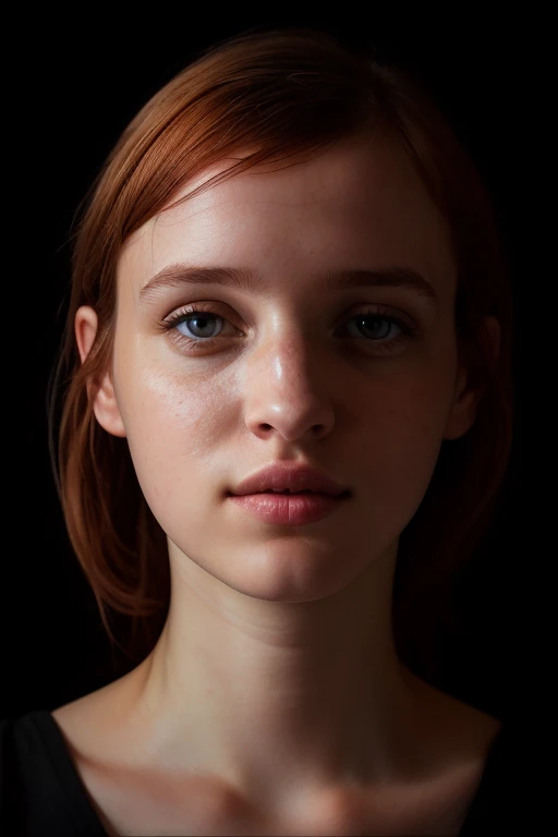 DEN_lollipop_ginger,
((headshot:1.1) portrait on a plain black background, (headshot:1.2), face focus, intricate (beautiful eyes:1.2), (wide open eyes:1.1), Big eyes, clean photo, circle lighting, high contrast:1.1),
bokeh, f1.4, 40mm, photorealistic, raw, 8k, textured skin, skin pores, intricate details <lora:epi_noiseoffset2:1>, epiCRealism