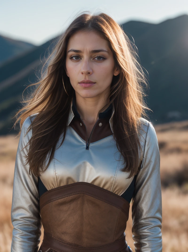 Analog photo, tv_Tracy_Wozniaki_MXAI , wearing full plate armor, in a battlefield, windblown hair, smudges, dirt, windblown hair,, (((Ultra-HD-details, Ultra-HD-detailed, Ultra-HD-realistic, Ultra-HD-photo-same-realistic-quality-details))), 8k uhd, dslr, soft lighting, high quality, film grain, Fujifilm XT3