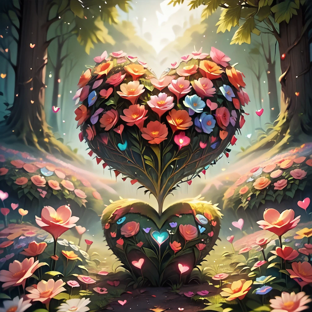 score_9, score_8_up, score_7_up, score_6_up, score_5_up, score_4_up,
valentinenaturestyle,
<lora:valentine_nature_style_pony-36:0.8>,1girl,solo,nature backround,flowers,hearts,