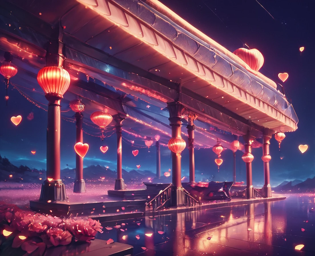 score_9,score_8_up,score_7_up,score_6_up,score_5_up,
LunarValentineStyle, <lora:LunarValentineDragonStyle_pony:0.6>,
no humans, petals, heart, scenery, night,zeppelin