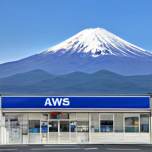 <lora:Blue_Fuji_v1:0.5>,outdoors, sky, day, blue_sky, no_humans, mountain, train_station, mount_fuji, FJLS, Fujiyama, SUN