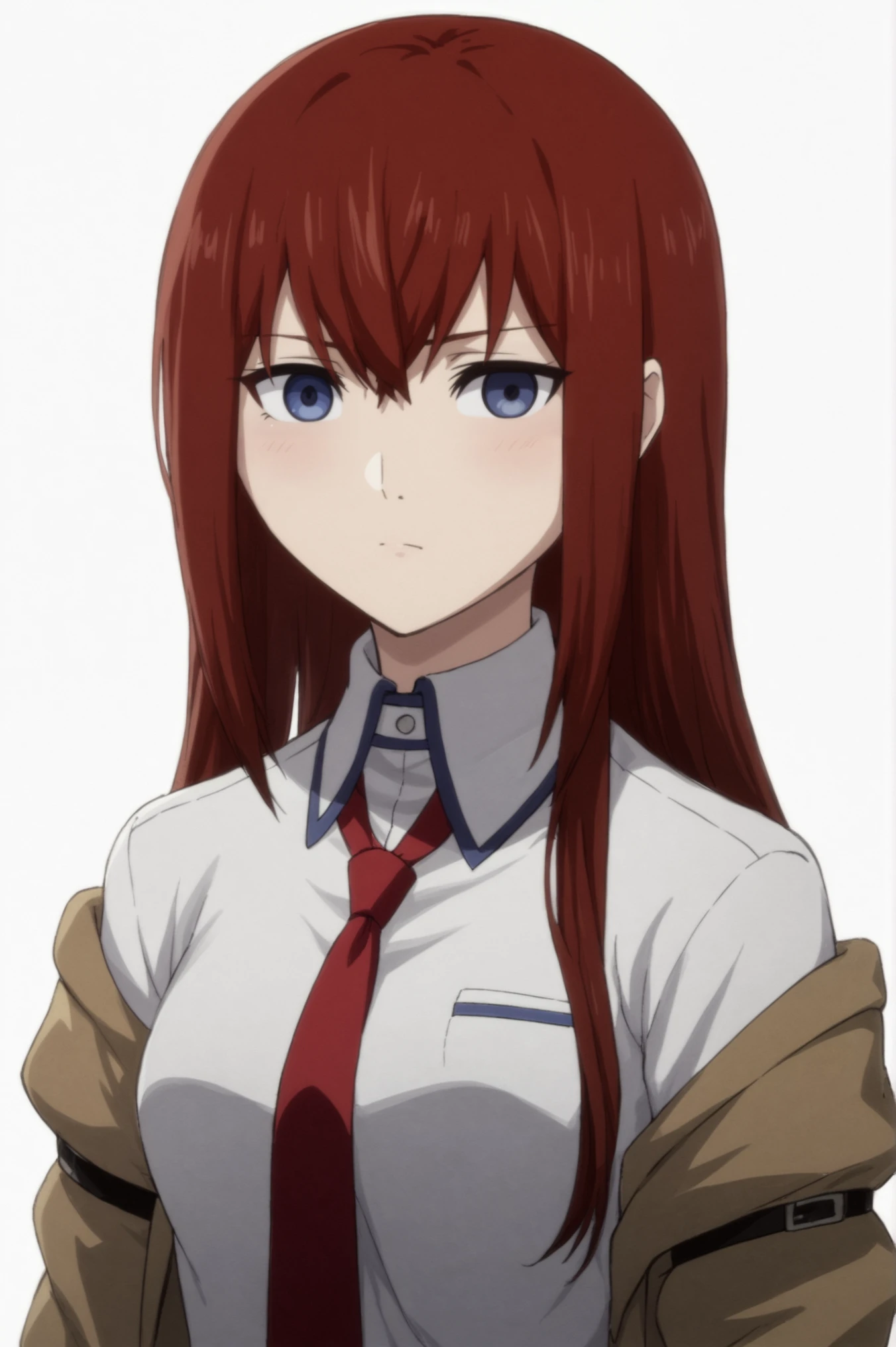 rating_all, score_10, score_8_up, score_7_up,  Kurisu Makise,upper body, white background, looking at viewer,  <lora:Kurisu_Makise:0.7>