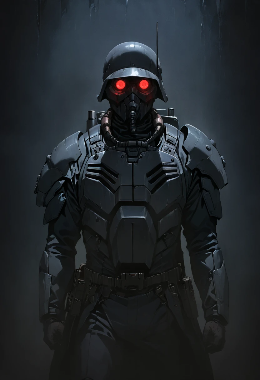 jin-roh!,<lora:zavy-cntrst-sdxl:2>,1 boy,<lora:RINJOH:1>,glowing,cowboy shot,strong,straight-on,round eyes,backpack,no pupils,radio antenna,red eyes,dark,low-key,night,shadow,
sewer,, cinematic light,masterpiece,best quality,very aesthetic,absurdres,incredibly absurdres,<lora:add_detail:1>,explit,NSFW,