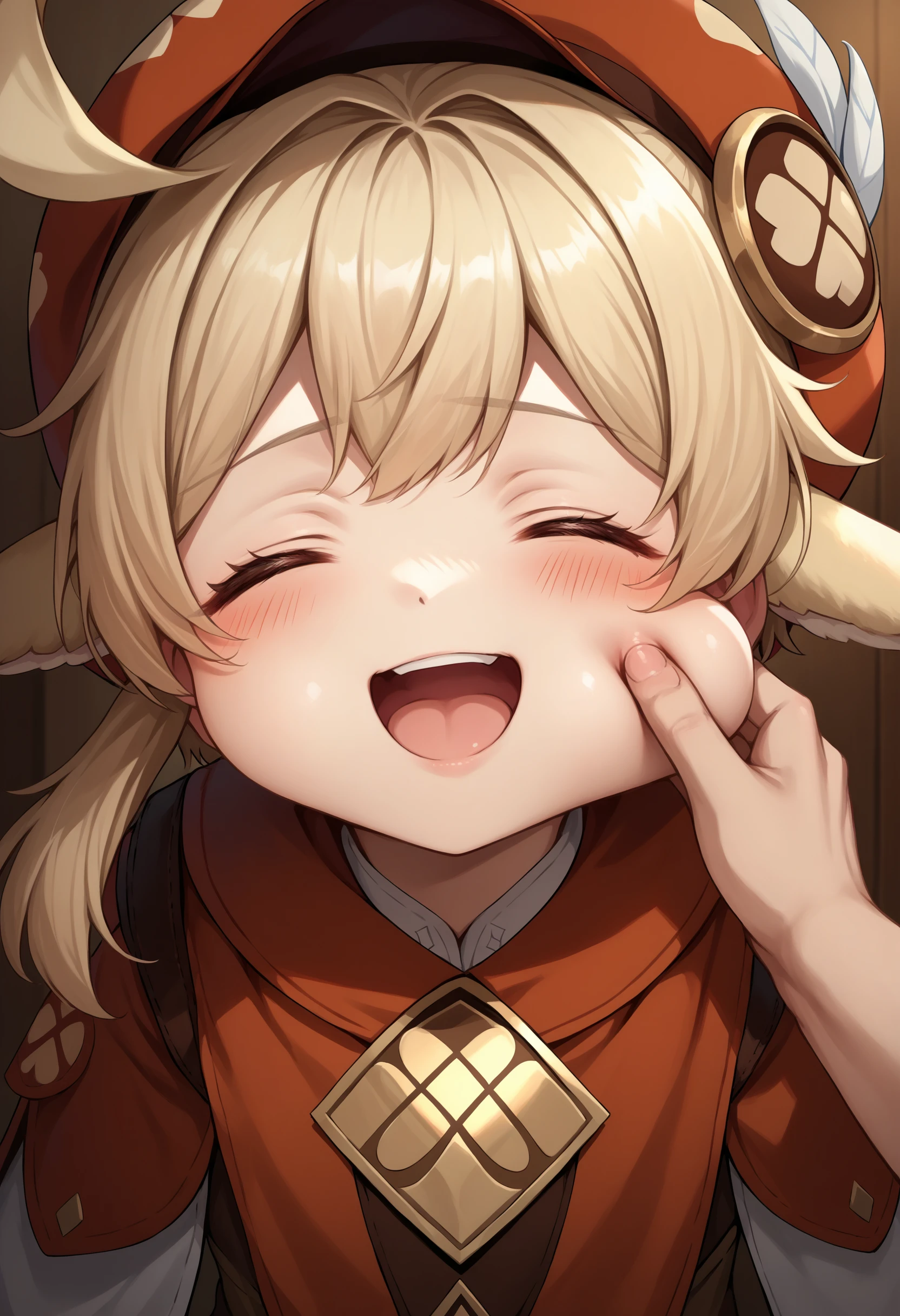 score_9, score_8_up, score_7_up, source_anime BREAK 1girl, solo, jainapost, multicolored hair, white hair, yellow hair, single braid, ,blush, open mouth, big mouth, tongue, tongue out, close up, saliva, uvula, uvula, room, mouth focus, excessive saliva, room, smile, closed eyes