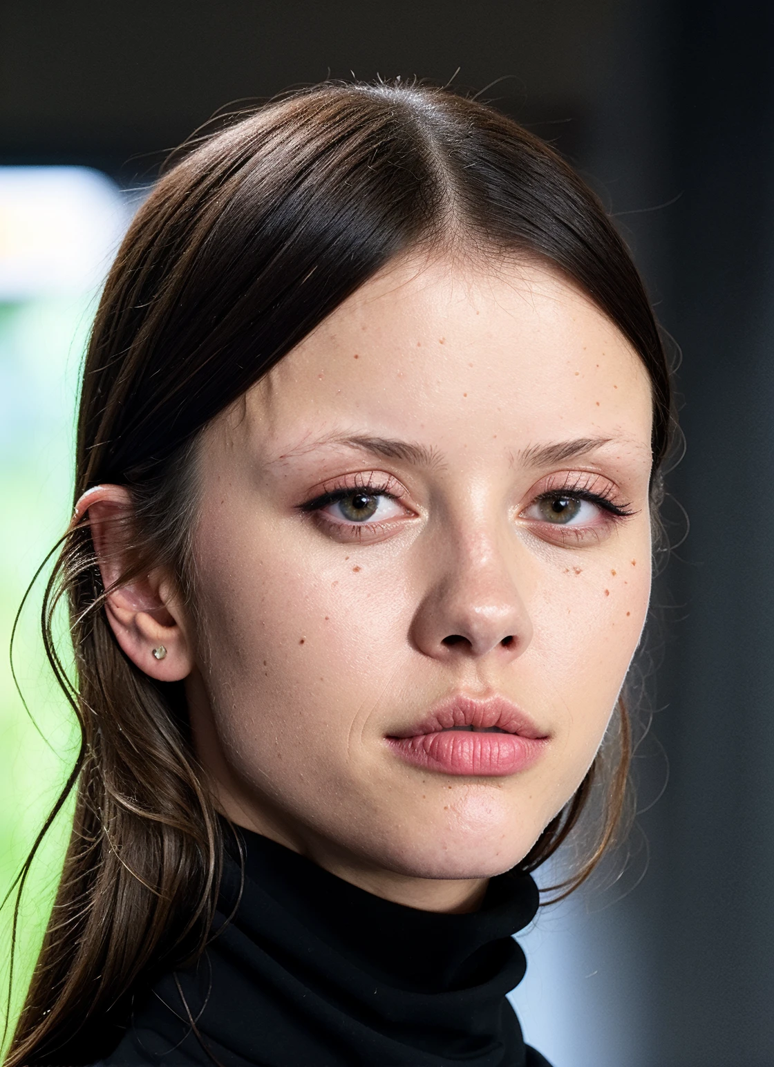 A stunning intricate full color portrait of (sks woman:1), wearing a black turtleneck, epic character composition, sharp focus, natural lighting, f2, 35mm, film grain,
Smirk, machine face, fine details, realistic shaded, intricate, elegant,
<lora:locon_perfecteyes_v1_from_v1_64_32:0.2> perfecteyes,
(metart), best quality, ultra high res, 8K, raw,
(highly detailed skin:1.2),, <lora:locon_miagoth_v1_from_v1_64_32:0.7> <lora:lora-small-mia-goth-v1:0.65>