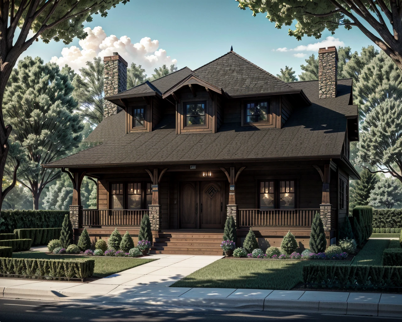 best quality,masterpiece,highly detailed,ultra-detailed, 
 <lora:neg9V2_last:0.7><lora:anime-minimalist:-1> 
 <lora:Craftsman:1>  
scenery, craftsman style,ourdoors