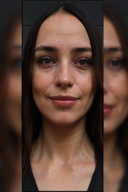(close-up, editorial photograph of a 20 year old woman), (highly detailed face:1.4) (smile:0.7) (background inside dark, moody, private study:1.3) <lora:epiNoiseoffset_v2:1.2>, POV, by lee jeffries, nikon d850, film stock photograph ,4 kodak portra 400 ,camera f1.6 lens ,rich colors ,hyper realistic ,lifelike texture, dramatic lighting , cinestill 800, <lora:titapu:1>