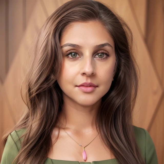 <lora:seema_shah:0.75> 1girl, beautiful face, solo, long hair, realistic, brown hair, long hair, looking at viewer, pink lips, pouty lips, eyelashes, portrait, jewelry, necklace, greenish brown eyes, perfect eyes, high resolution, ultra detailed, best quality, masterpiece