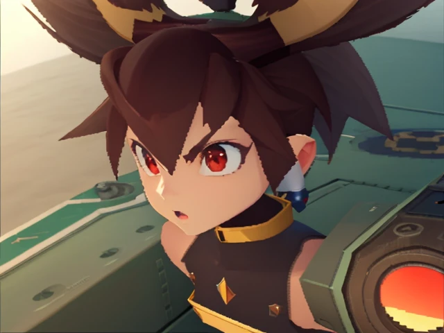 (3d \(artwork\):1.2),<lora:Megaman_Legends_2_Style>,megaman legends 2,ps1,psx,(pixelated:1.2),
solo,female,(tron bonne:1.4),
cockpit,close-up,headshot portrait,