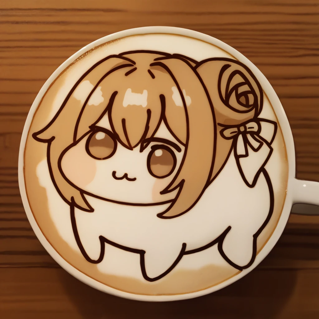 score_9, score_8_up, score_7_up, source_anime, LatteArt, latte art, cup, coffee, food focus, mug, still life, <lora:LatteArt_XLPD:1.2>, monochrome, greyscale, lineart, <lora:Doro_X_PDXL_V1:0.9> doro, creature, :3, chibi, hair bun, hair bow, no humans, four legs, solid circle eyes, no pupils, all fours,