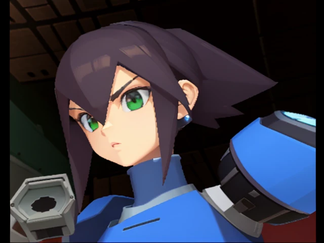 (3d \(artwork\):1.2),<lora:Megaman_Legends_2_Style>,megaman legends 2,ps1,psx,(pixelated:1.2),
solo,female,black hair,
cockpit,close-up,headshot portrait,