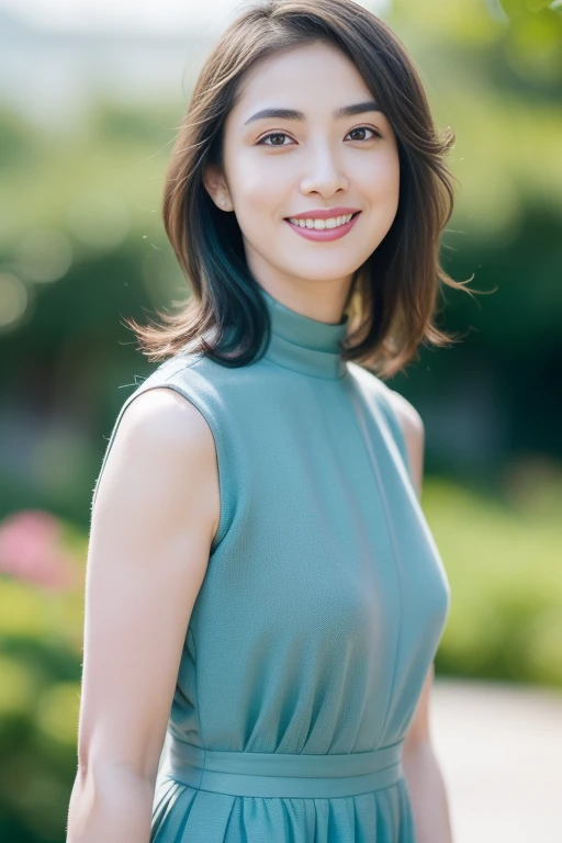 1girl,(RAW photo, best quality), (realistic, photo-realistic:1.4), masterpiece, an extremely delicate and beautiful, extremely detailed, 2k wallpaper, Amazing, finely detail, extremely detailed CG unity 8k wallpaper, ultra-detailed, highres, soft light, beautiful detailed girl, extremely detailed eyes and face, beautiful detailed nose, beautiful detailed eyes,cinematic lighting,perfect anatomy,slender body
wearing a blue peplum dress,blue skirt,(bokeh:1.2)
at a shrine,tall stone stairs,(hydrangea flowers),cloudy
,smile
<lora:amamiyuki_lora:0.8>(short hair)|