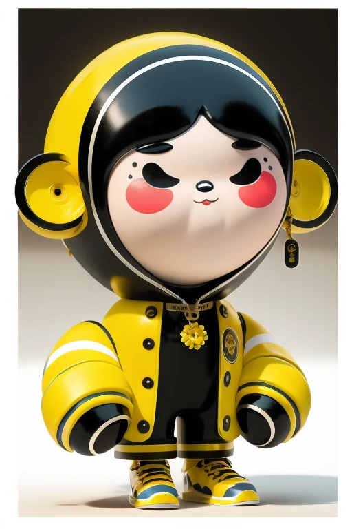 XCYP 3D a bumblebee girl,simple details,solo, masterpiece,high quality,