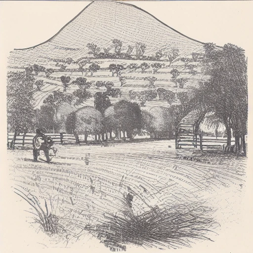 scenery rural agricultural, peasant, african american culture, rural life, strokes, engraving, embossing, monochrome, traditional media, etching