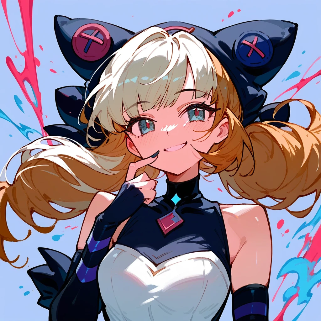 score_9, score_8_up, score_7_up, score_6_up, score_5_up, score_4_up,
1girl, gwen_soul_fighter, simple background, smile, 
<lora:gwen_soul_fighter_pony_v1:1>