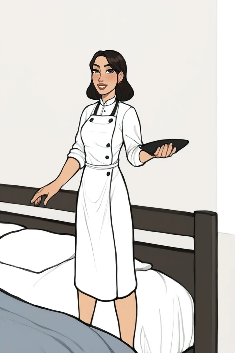 flvcil19 style <lora:style_19_sleek_sharpie_l0-p_flvcil19_style:1>, woman standing,
chef, hyperdetailed,
Quaint bed and breakfast and sunrise,
high quality, masterpiece, highres,