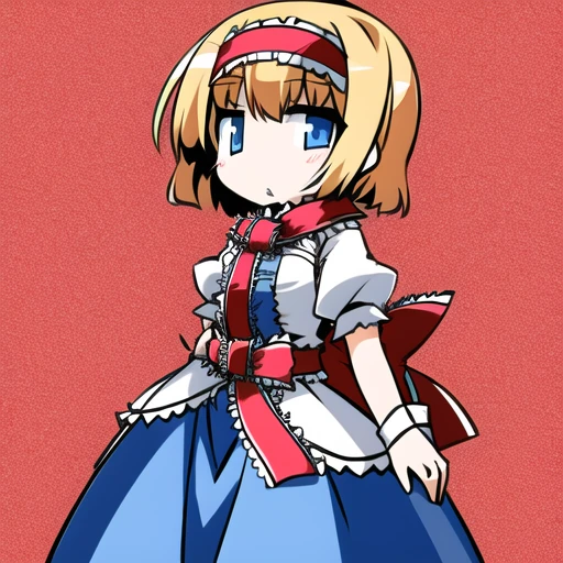 <lora:LiHui-000020,:0.7>,alice margatroid,1girl,