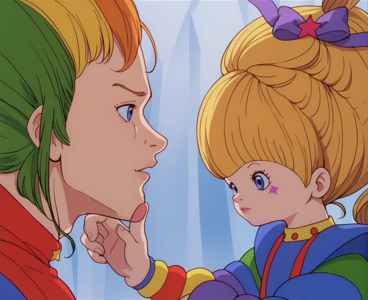 score_9, score_8_up, score_7_up, score_6_up, source_anime, highly detailed, BREAK, Rainbow Brite, starlight, Rainbow Brite riding starlight, side view,  <lora:Rainbow Brite 0.5:1>