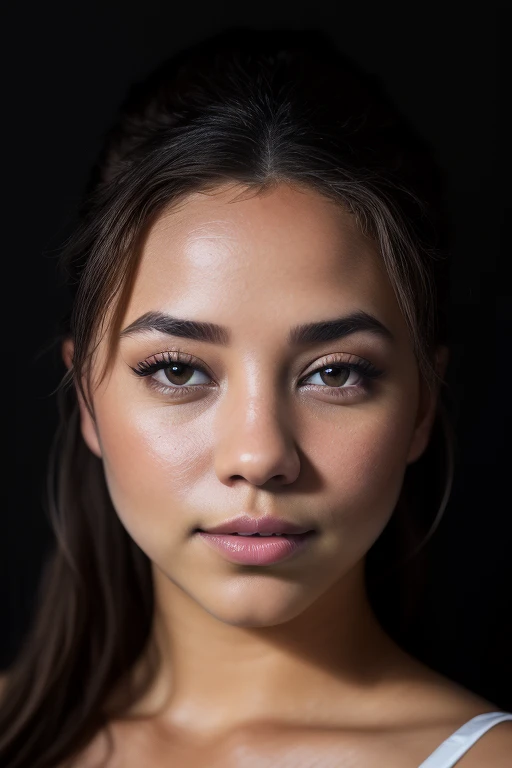 Merger_maialga_rayze,
((headshot:1.1) portrait on a plain black background, (headshot:1.2), face focus, intricate (beautiful eyes:1.2), (wide open eyes:1.1), Big eyes, clean photo, circle lighting, high contrast:1.2),
bokeh, f1.4, 40mm, photorealistic, raw, 8k, textured skin, skin pores, intricate details <lora:epi_noiseoffset2:1>, epiCRealism