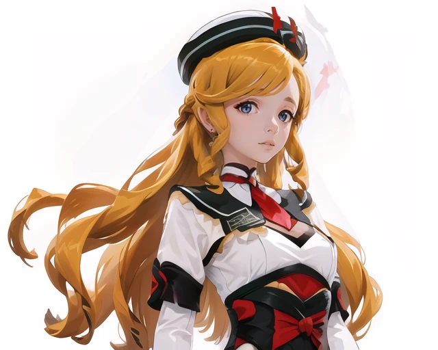 (masterpiece, best quality),(depth) of (field),  <lora:OpheliaGenshinImpact:0.7>OpheliaGenshinImpact,1girl, long hair, hat, dress,   <lora:lihui4JXK-b2-bf16-128-128-1-re1-ep3-768-DA-5015fix:0.9> (white background:1.5), [(white background:1.5), ::5], adult