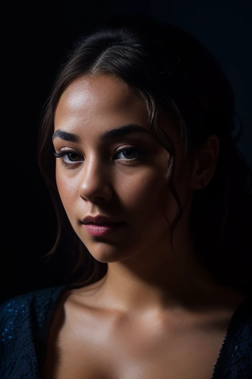 Merger_maialga_rayze,
((headshot:1.2) portrait on a (plain dark background:1.2), (headshot:1.2), (face focus:1.1), intricate (beautiful eyes:1.2), (wide open eyes:1.1), Big eyes, clean photo, lighting from behind, (Red lighting from the left:1.3), (Blue lighting from the right:1.3):1.2),
bokeh, f1.4, 40mm, photorealistic, raw, 8k, textured skin, skin pores, intricate details <lora:epi_noiseoffset2:1>, epiCRealism