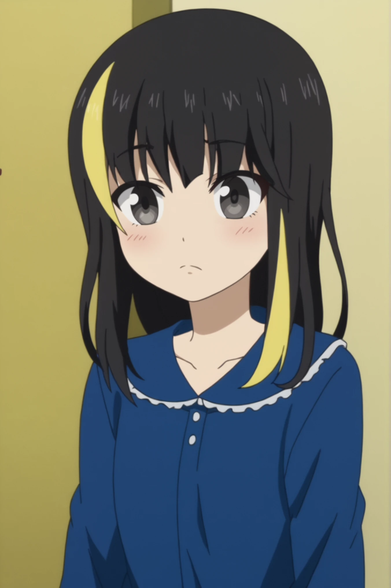 rating_all, anime screencap, flat colors, flat shadows, Tsubaki Andou <lora:Shirobako-Tsubaki_Andou-PDXL:0.7> <lora:sdxl_lightning_4step_lora:1>