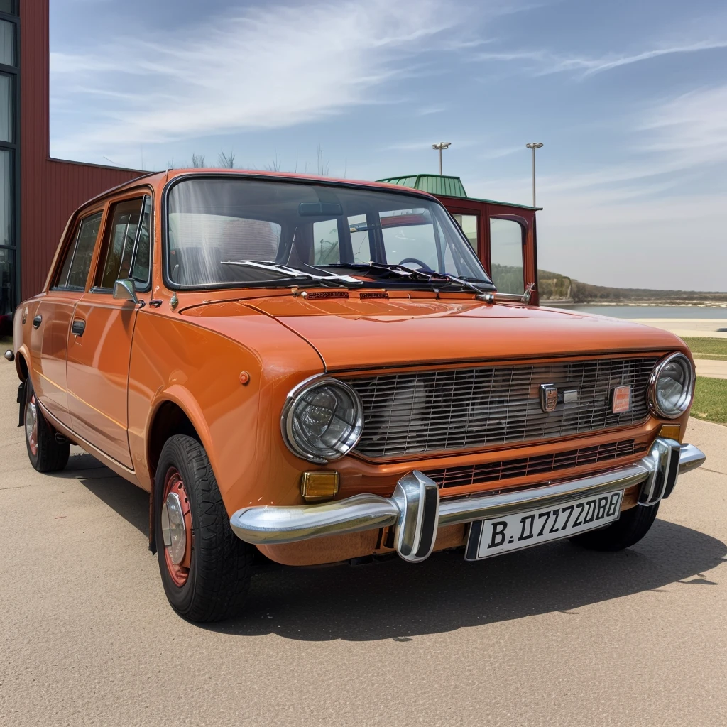 <lora:russiancar:1>photo of a lada