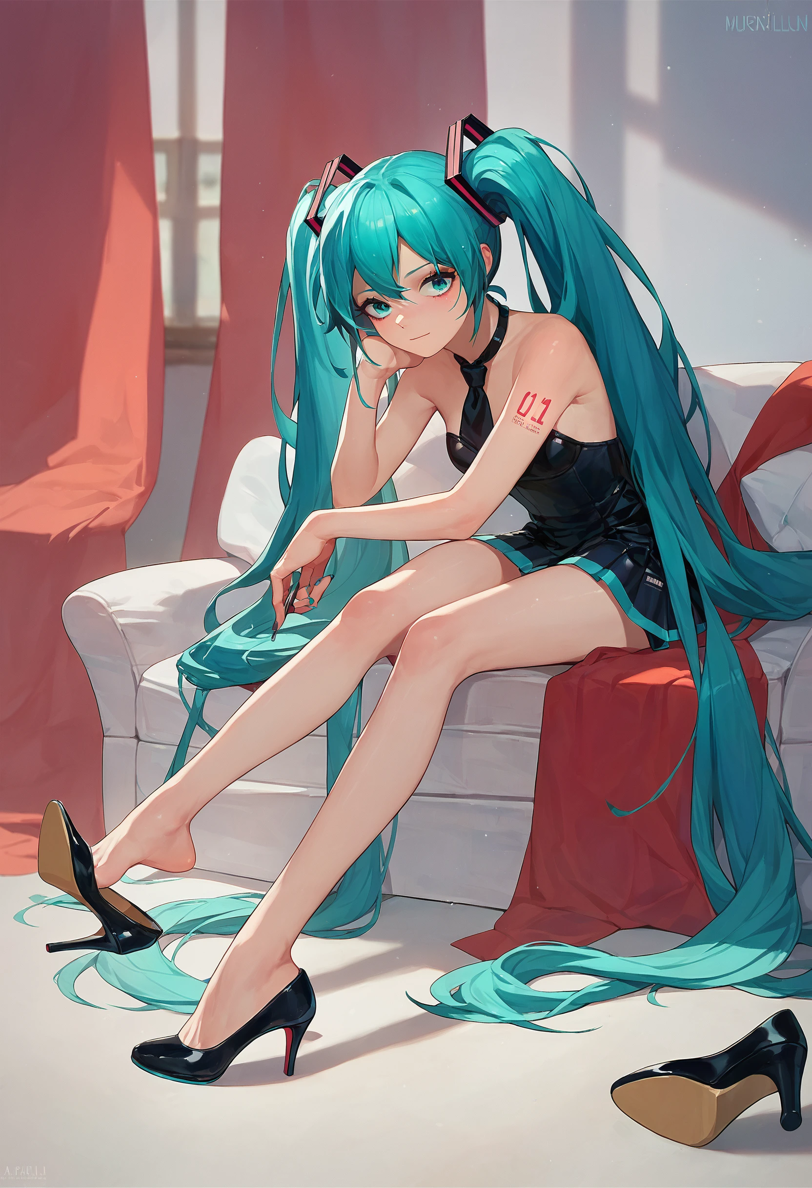 score_9_up score_8_up score_7_up, 1girl, high heels shoe dangle, sitting, hatsune miku
<lora:high_heels_shoe_dangle_24re_pony_0602_final:1>