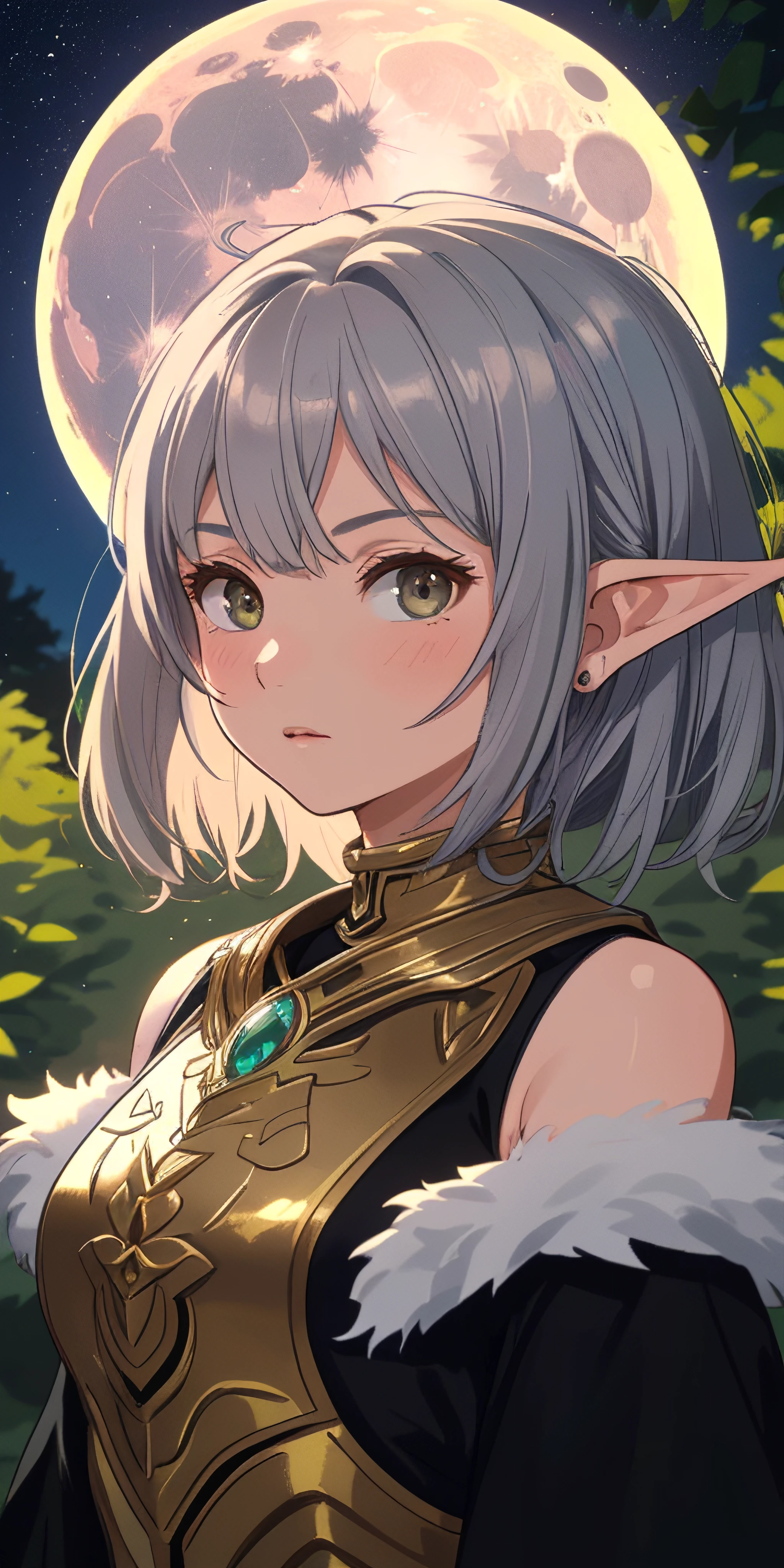 50mm lens
aperture opening of f/4.0
1 girl, beautiful elven maiden:1, silver elven armor:0.8, shoulder portrait, Night, Forest:0.8, Full moon, mana flow, shimmers, psychic energy, intricate details, HDR+, intricate details, Detailed Fluffy Fur, Detailed Hair, hyperdetailed, natural fur texture, detailed skin, hyperrealism, sharp
(hyperrealistic, cinematic light, depth of field)
\\ Made with ONE FOR ALL checkpoint by Chaos Experience @ https://civitai.com/user/ChaosExperience/ \\