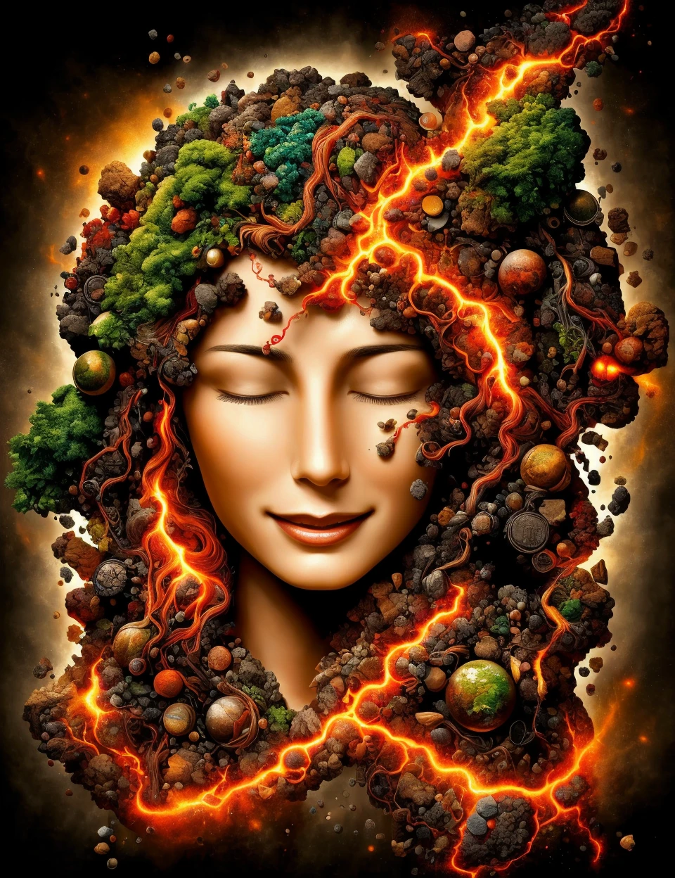 DonM34r7h3l3, consciousness, psychopharmacology, subconscious mind, feedback circuit, adaptive,enlightened,happy, <lora:DonM34r7h3l3:1>