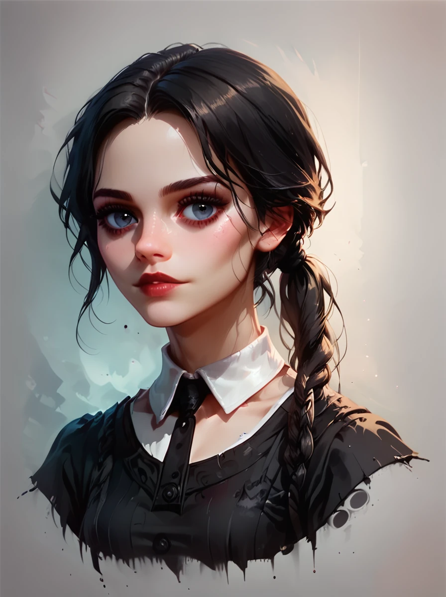 score_9, score_8_up, score_7_up, <lora:Wednesday_v2:0.8>,
wednesday,1girl,solo,ponytail,portrait