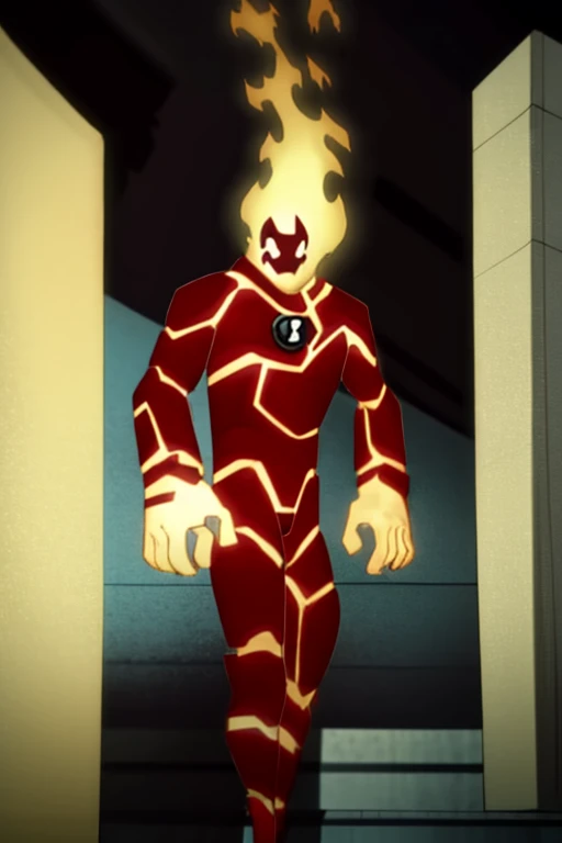 <lora:somo-10:1>somo, <lora:ben10 heatblast-05:1> heatblast, masterpiece, best quality