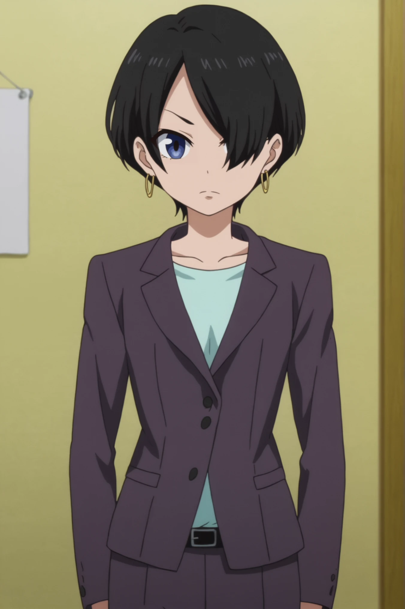 rating_all, anime screencap, flat colors, flat shadows, Yuka Okitsu <lora:Shirobako-Yuka_Okitsu-PDXL:0.7> <lora:sdxl_lightning_4step_lora:1>