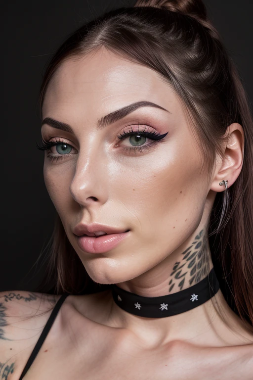 DEN_taylorizlame_OF,
(headshot:1.1) portrait on a plain black background, (headshot:1.2), face focus, intricate (beautiful eyes:1.2), (wide open eyes:1.1), Big eyes, clean photo, circle lighting, high contrast,
bokeh, f1.4, 40mm, photorealistic, raw, 8k, textured skin, skin pores, intricate details <lora:epi_noiseoffset2:1>, epiCRealism