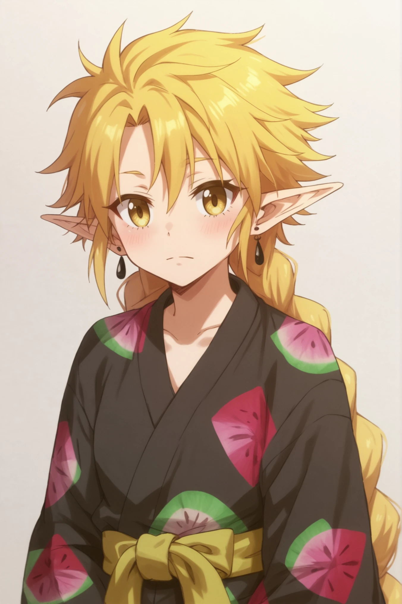 <lora:Ramiris:0.7> rating_all, score_10, score_8_up, score_7_up, Ramiris, upper body, white background, looking at viewer, yukata <lora:sdxl_lightning_4step_lora:1.0>