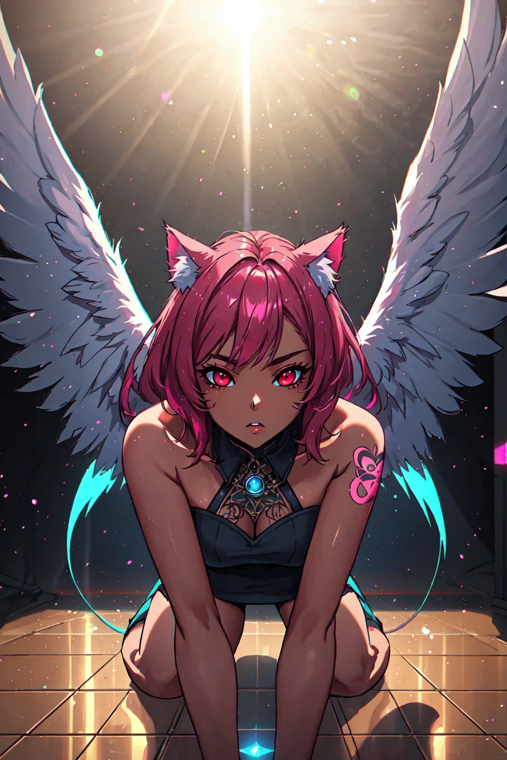 HellaineDark GS-Womanly CS-CYBR LimitBreakStyler  OseaIsland NeonLighting NeonLightingScene  Illust-InstaFilter