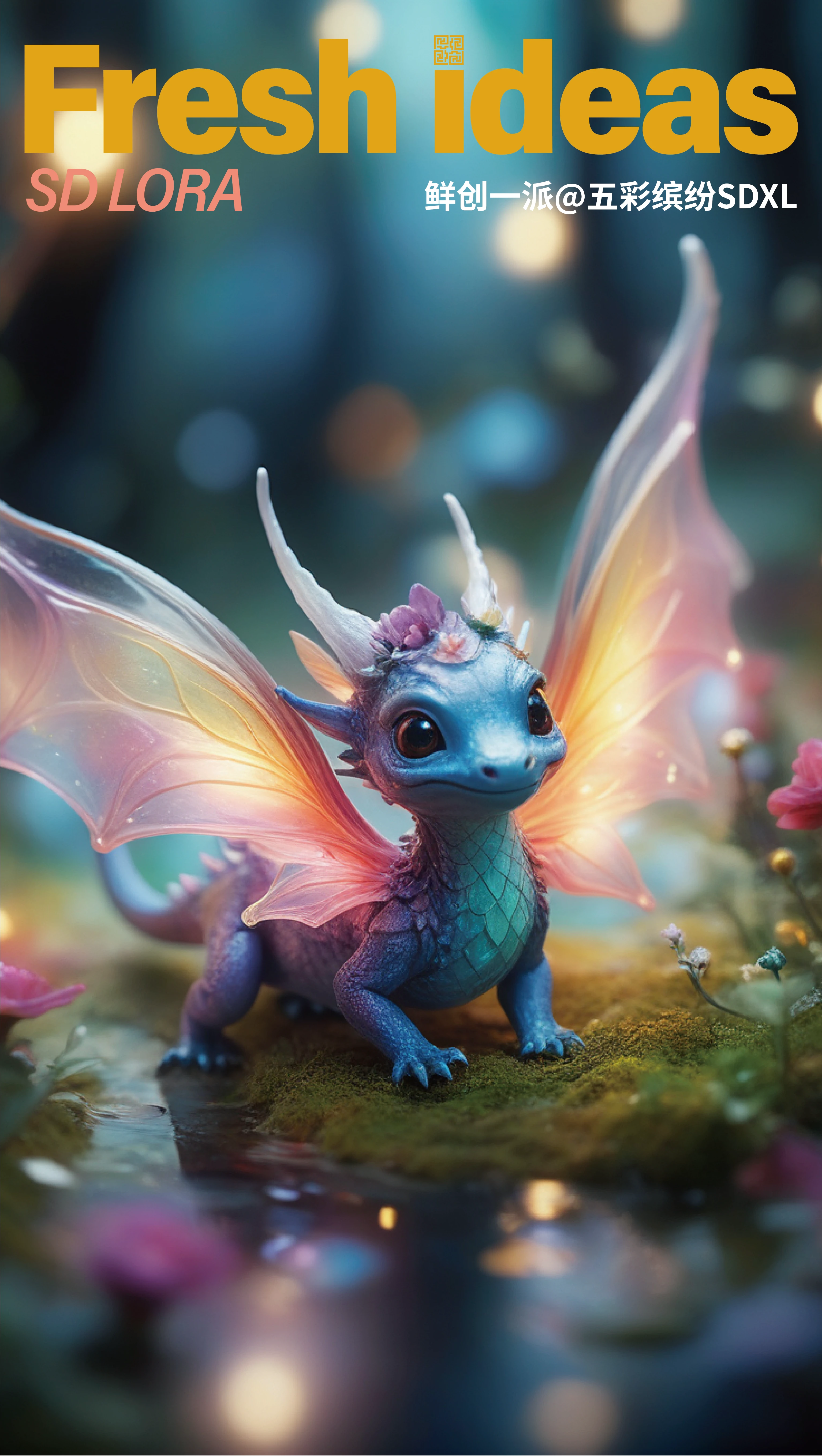 Fresh Ideas@Multicolored light_SDXL v1.0