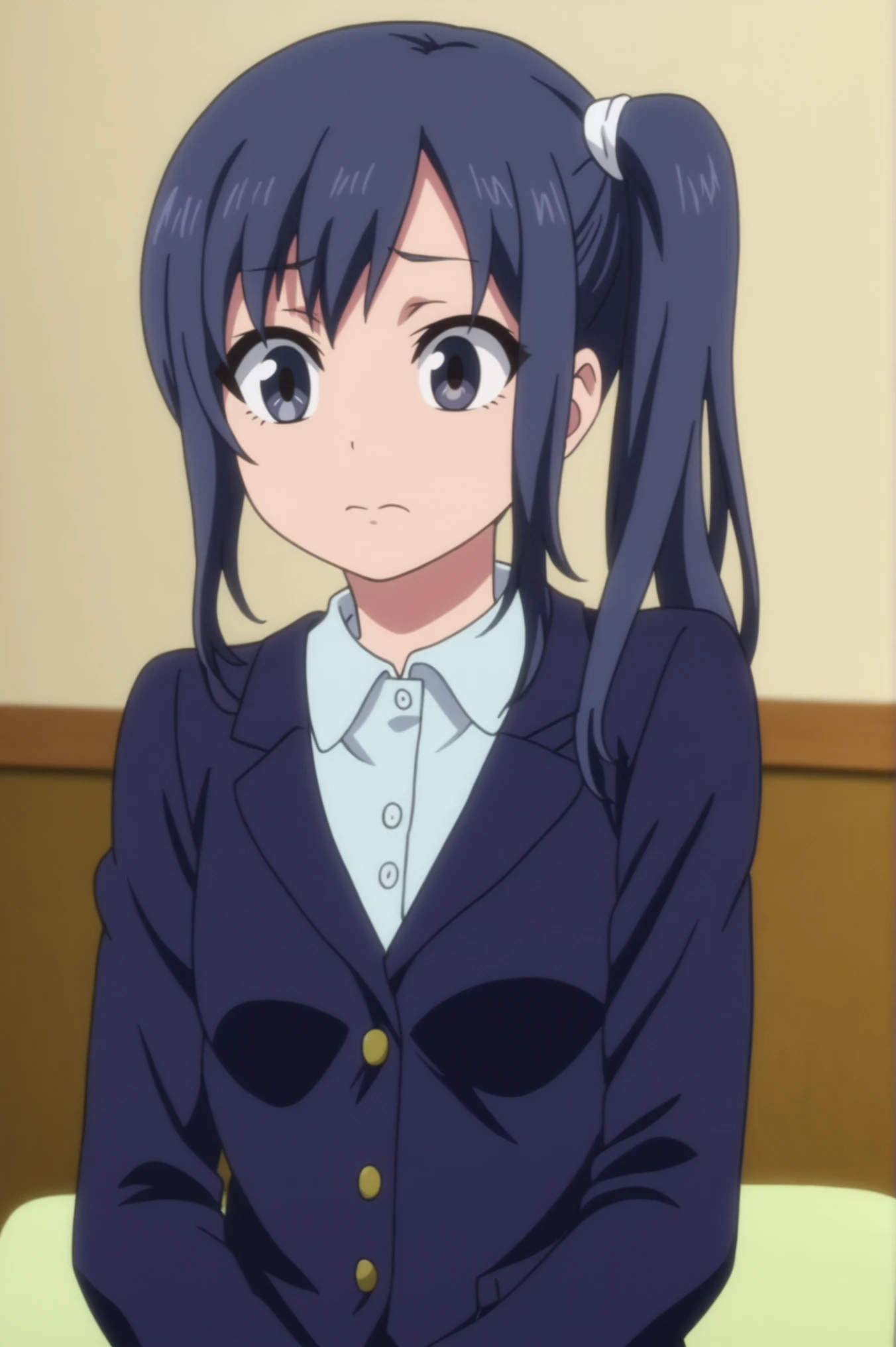 rating_all, anime screencap, flat colors, flat shadows, Midori Imai <lora:Shirobako-Midori_Imai-PDXL:0.7> <lora:sdxl_lightning_4step_lora:1>
