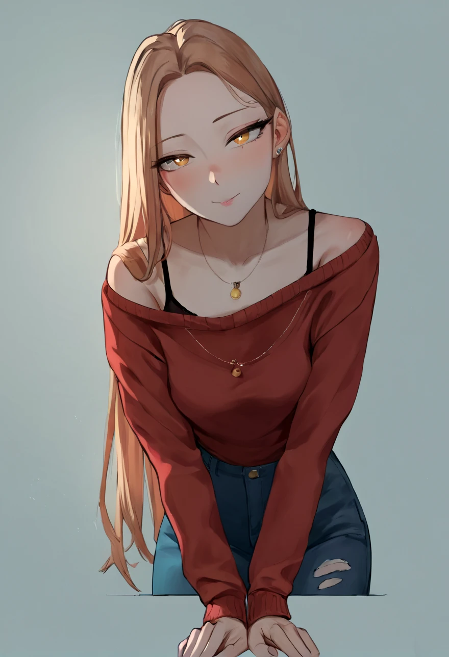 score_9, score_8_up, score_7_up, score_6_up, score_5_up, score_4_up
<lora:Perfect Hands:1>
woman leaning over, red sweater falling off her shoulder, long hair, 1girl, looking at viewer, safe for work zPDXL zPDXLxxx laliberte <lora:Laliberte:1>