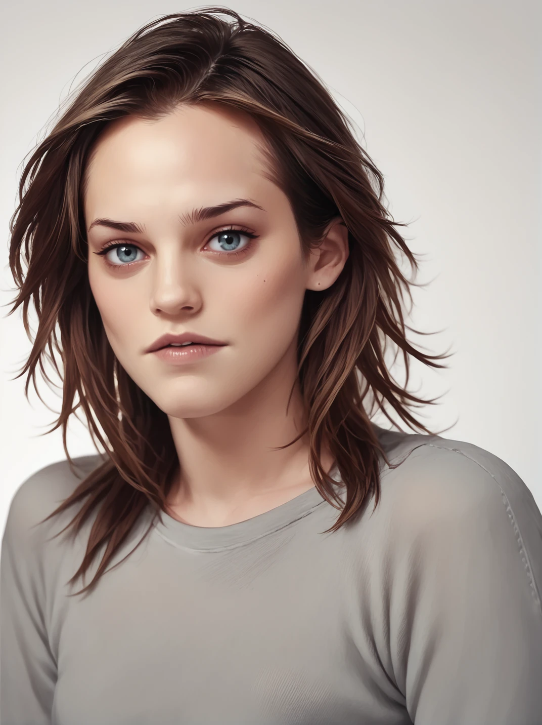 score_9, score_8_up, score_7_up, score_6_up, score_5_up, score_4_up,
portrait, white background, realistic, detailed skin texture, brunette, sultry,
<lora:barb-synth-pony-lora-1:1> <lora:SDXLHighDetail_v5:0.8>