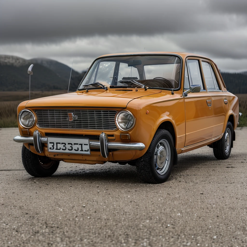 <lora:russiancar:1>photo of a lada