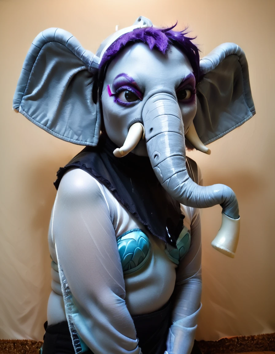 score_9, score_8_up, score_7_up, score_6_up, score_5_up, score_4_up, source_anime, , FurryCos, Elephant, cosplay, costume, realistic