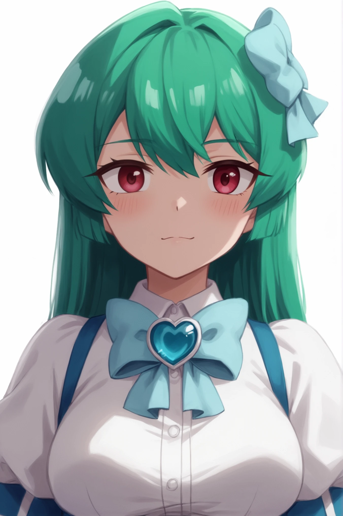 <lora:Sayo_Minakami:0.7> rating_all, score_10, score_8_up, score_7_up, Sayo Minakami, upper body, white background, looking at viewer <lora:sdxl_lightning_4step_lora:1>,