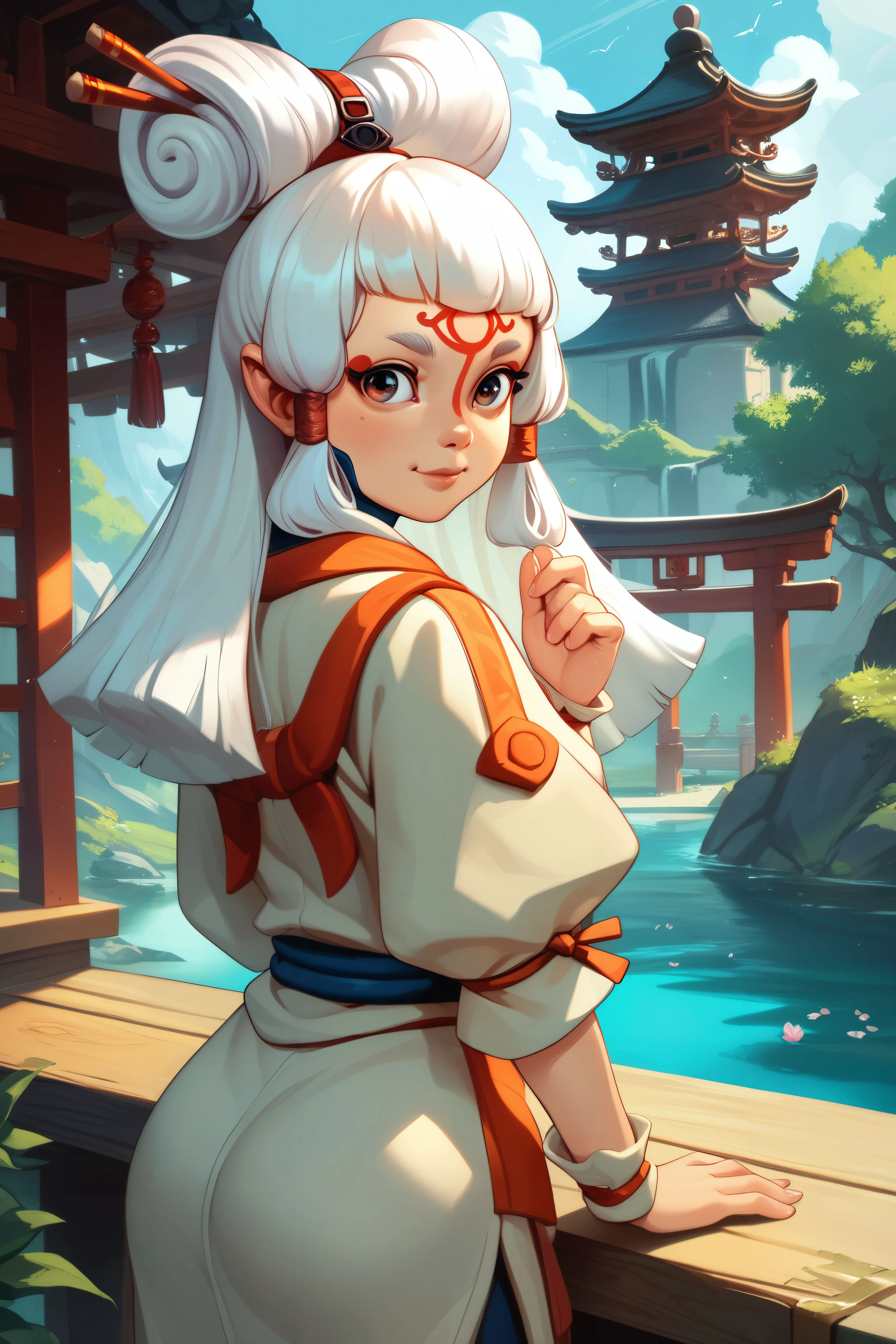 paya, young girl, looking back at viewer
detailed background
<lora:paya_pdxl:0.7>
score_9, score_8_up, score_7_up, score_6_up, score_5_up, score_4_up, zPDXL