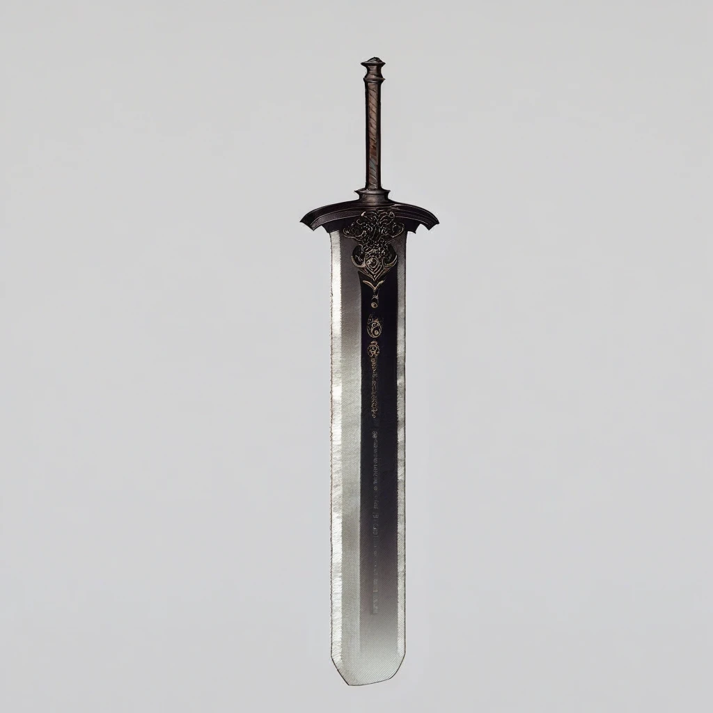 score_9, score_8_up, score_7_up, source_anime, fine sketch, giant_sword, rotated up, rotated left, blank background