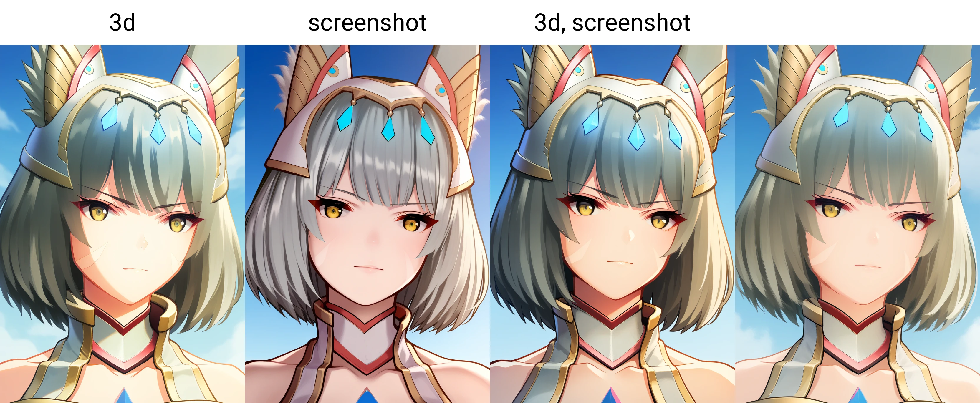 score_9, score_8_up, score_7_up, 1girl, solo, portrait, yellow eyes, face marks, tiara, fox ears, bob cut, nia, blue background, outdoors<lora:nia xl 060 fro 999:1> <lora:xb3 kk mask 015 dim 8 fro 9:1>