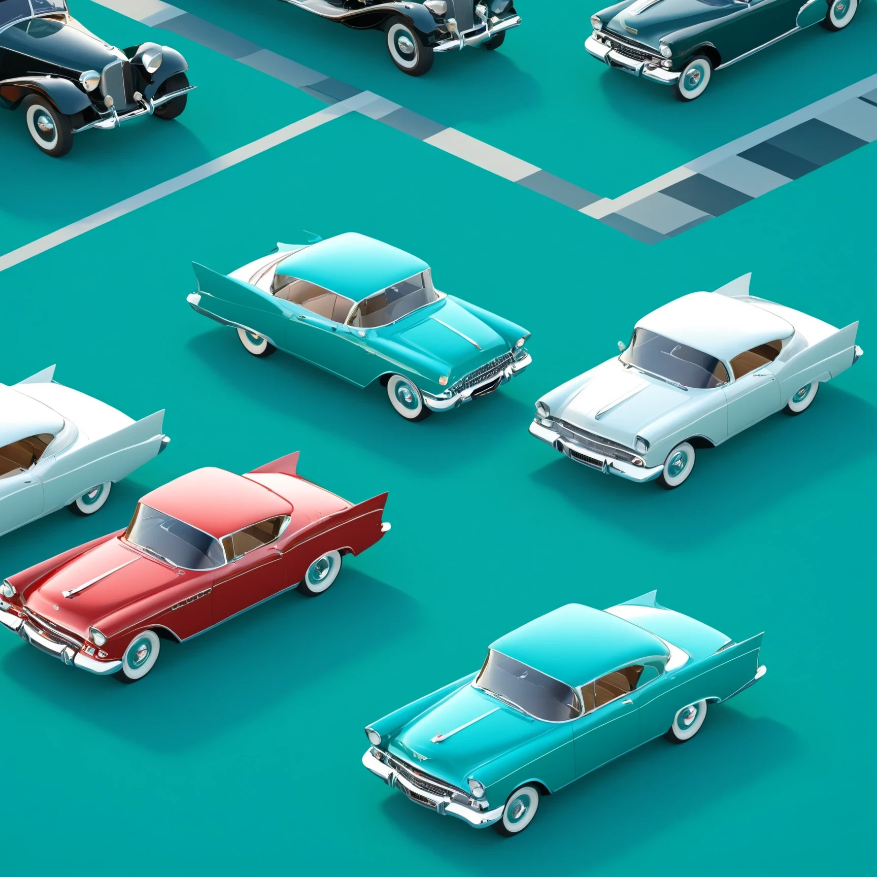 isty04 style. isometric <lora:isometric_isty04_style:1>
real life
Classic car show and sunny day, Teal background,
detailed, professional, slick, 3d, unreal engine, render, ray tracing,
high quality, masterpiece, highres,