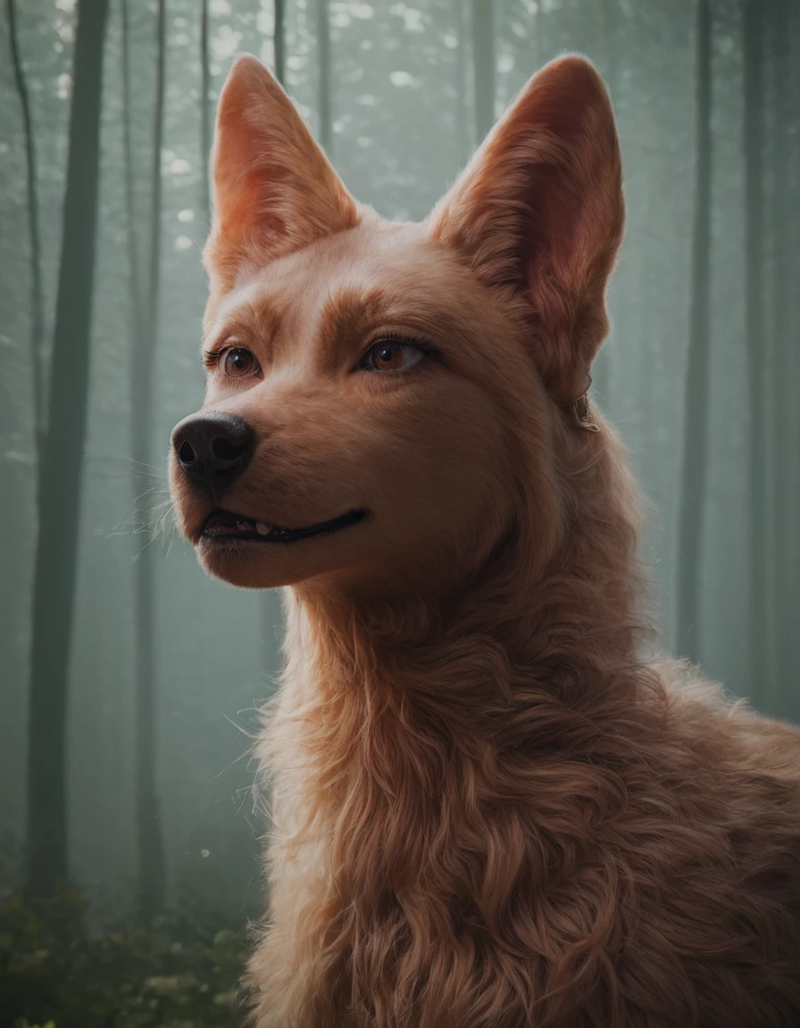 Cinematic Lighting score_9, score_8_up, score_7_up, detaillora, 1dog, closeup, in forest . Dramatic lighting, high contrast, detailed shadows, high-resolution, High Realistic Fur score_9, score_8_up, score_7_up, detaillora, 1dog, closeup, in forest . Intricate fur details, lifelike textures, high-resolution, realistic lighting, individual strands